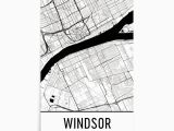 Map Of Windsor California Windsor Ontario Street Map Poster Products Pinterest Windsor