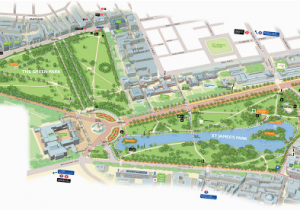 Map Of Windsor England Map Of Green Park and St James S Park London Here We Come St