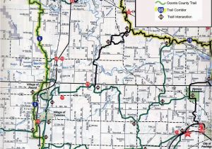 Map Of Wisconsin and Michigan Coleman Wi Snowmobile Trail Map Brap Trail Maps Map Trail