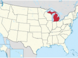 Map Of Wisconsin and Michigan Michigan Wikipedia