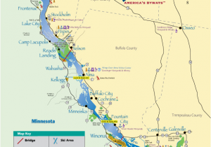 Map Of Wisconsin and Michigan Travel Map northern Section Of the Wisconsin Great River Road