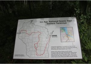 Map Of Wisconsin and Minnesota A Map Of the Ice Age Trail Picture Of Potawatomi State Park