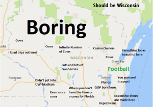 Map Of Wisconsin and Upper Michigan Judgmental Map Of Wisconsin Wisconsin