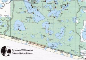 Map Of Wisconsin and Upper Michigan One Of My Favorites Sylvania Wilderness and Recreational area Upper