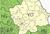 Map Of Yorkshire County England York Postcode area and District Maps In Editable format