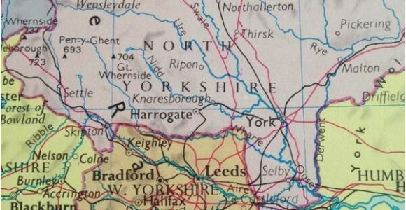 Map Of Yorkshire England with towns Eleanorfaynicholson On In 2019 Beautiful England south