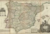 Map Og Spain File Spain and Portugal Herman Moll 1711 Jpg Wikimedia Commons