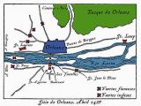 Map orleans France Siege Of orleans Wikipedia