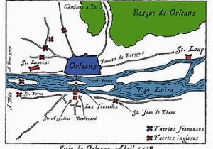 Map orleans France Siege Of orleans Wikipedia