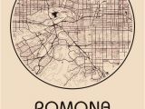 Map Pomona California Karte Map Pomona Kalifornien California Vereinigte Staaten