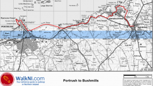 Map Portrush northern Ireland the Guide to Bushmills Visit Portrush