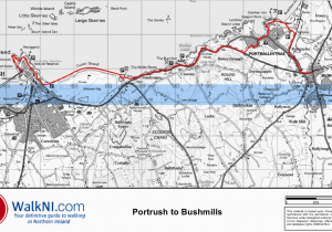 Map Portrush northern Ireland the Guide to Bushmills Visit Portrush