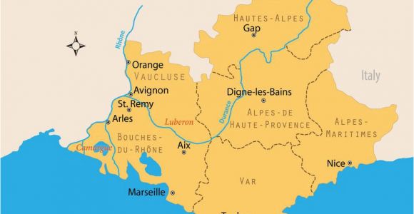 Map Provence France Villages Travel Guide to France S Beloved Provence