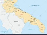 Map Puglia Region Italy Karte Von Apulien Italien Vektor Abbildung Bild 102477447 Alamy