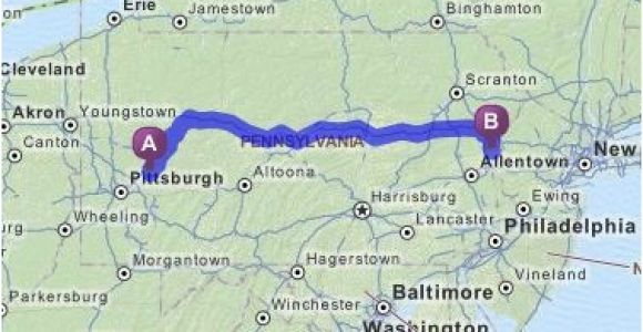 Map Quest Michigan Driving Directions From Leechburg Pennsylvania to Flicksville