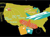 Map Redmond oregon Airlines and Destinations