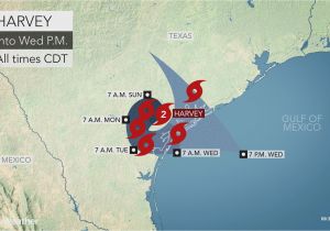 Map Rockport Texas torrential Rain to Evolve Into Flooding Disaster as Major Hurricane