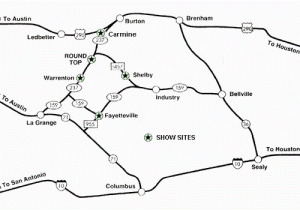 Map Round top Texas Antiqueweekend Coma Antique Weekend Show Info Texas Y All