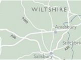 Map Salisbury England Stonehenge English Heritage