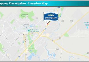 Map San Marcos Texas 1601 N Interstate 35 San Marcos Tx 78666 Motel Property for