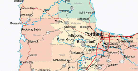 Map Scappoose oregon oregon State Map Gallery Photos oregon Coast oregon Map