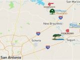 Map Seguin Texas Retreat Into Peace Nature at Geronimo Creek Retreat In A