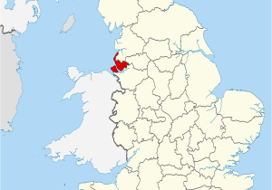 Map Showing Counties Of England Merseyside Wikipedia