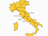 Map Showing Regions Of Italy Central Italian Cuisine