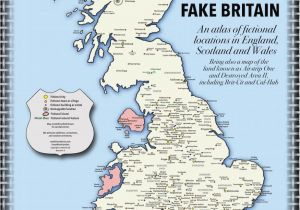 Map Showing Scotland England and Wales Fake Britain A Map Of Fictional Locations In England Scotland