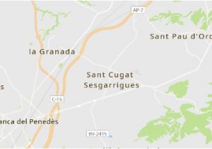 Map Sitges Spain Sant Cugat Sesgarrigues 2019 Best Of Sant Cugat Sesgarrigues Spain