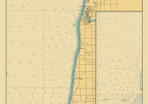 Map south Haven Michigan Lake Michigan Map Lake Macatawa to south Haven 1947 Love