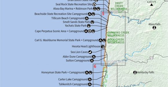 Map southern oregon Coast northern California southern oregon Map Reference 10 Beautiful