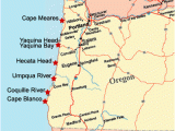 Map southern oregon Coast Visit the Lighthouses Of the oregon Coast