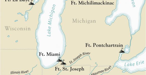 Map St Joseph Michigan Articles Encyclopedie Du Patrimoine Culturel De L Amerique