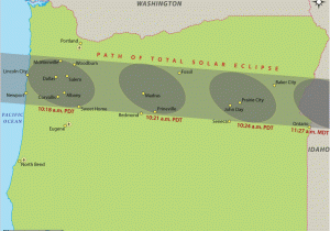 Map Sweet Home oregon where are the Best Places In oregon to View the total solar Eclipse