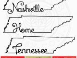 Map to Nashville Tennessee Tennessee Map Outline Typography Clipart Svg Eps by Scrapcobra