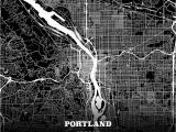 Map to Portland oregon Black Map Poster Template Of Portland oregon Usa Maps Vector