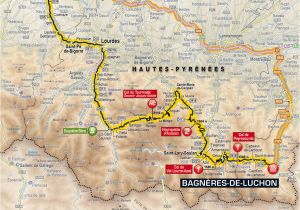 Map tour De France 2014 tour De France 2016 Die Strecke