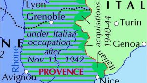 Map Vichy France File Italian Occupied France Jpg Wikimedia Commons