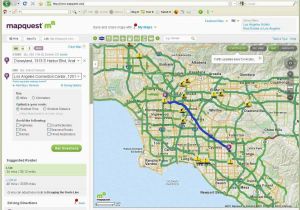 Mapquest Driving Directions Google Maps Canada Best Los Angeles Traffic Maps and Directions