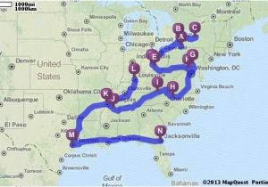 Mapquest Map Of Texas Driving Directions From Olean New York to Jacksonville Florida