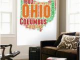 Maps Columbus Ohio Furniture Beautiful Maps Of Ohio Artwork for Sale Prints and Posters Art Com