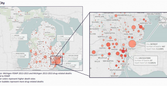 Maps Drugs Michigan Report Details Hardest Hit Michigan areas for Opioid Use Drug