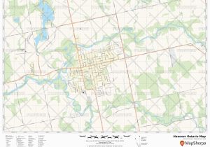 Maps Guelph Ontario Canada Hanover Ontario Map