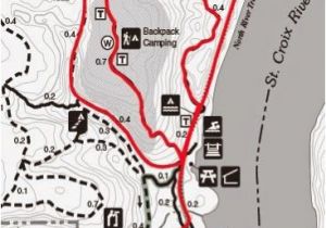 Maps Minnesota Pain Hiking Afton Alps State Park Mn Leg Day Loop State National