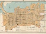 Maps Oakville Ontario Canada Hamilton Map Ontario Giclee Print Reproduction Of A Vintage