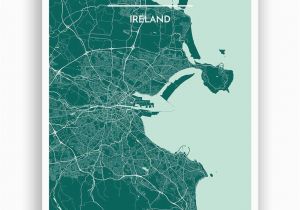 Maps Of Dublin Ireland Dublin Map Art Print Hang Me Up Dublin Map Map Art Ireland Map