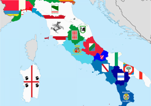 Maps Of Italy Regions Flags Of Italian Regions Vexillology
