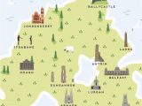 Maps Of N Ireland Map Of northern Ireland Print