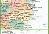 Maps Of north and south Carolina Map Of Virginia and north Carolina